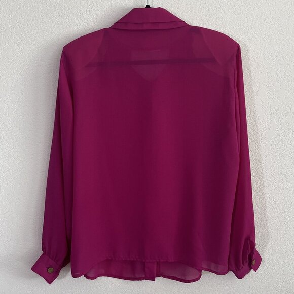 Vintage Notations 80s Blouse - Picture 2 of 7